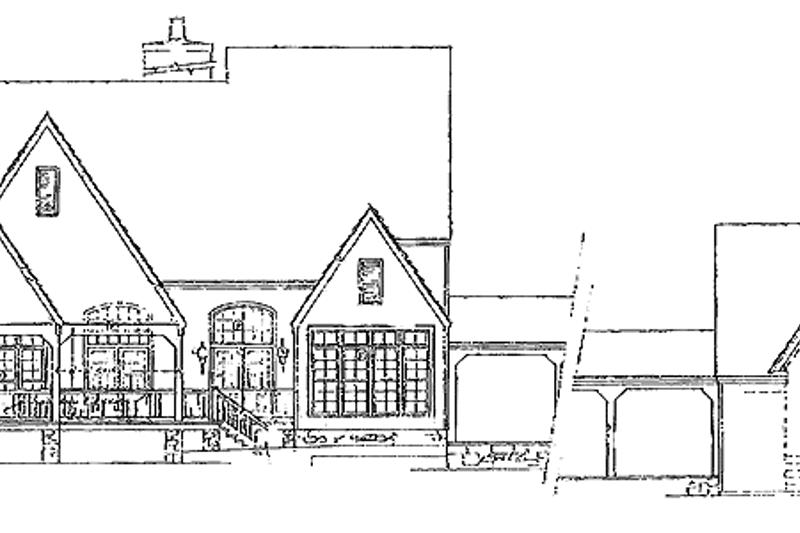 Dream House Plan - Exterior - Rear Elevation for Country House Plan #453-226 - 4 bed, 5 bath
