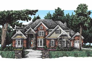 Country Exterior - Front Elevation Plan #927-286
