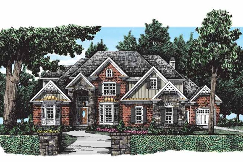 Home Plan - Country Exterior - Front Elevation Plan #927-286