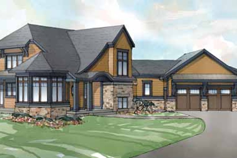 House Plan Design - Traditional Exterior - Front Elevation Plan #928-238