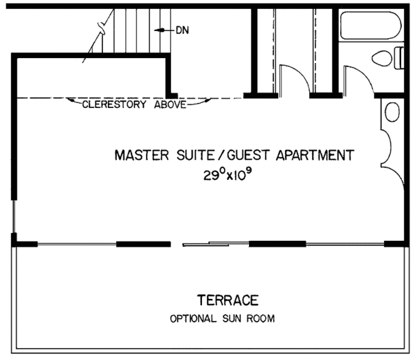House Plan Design - Contemporary Floor Plan - Upper Floor Plan #60-948