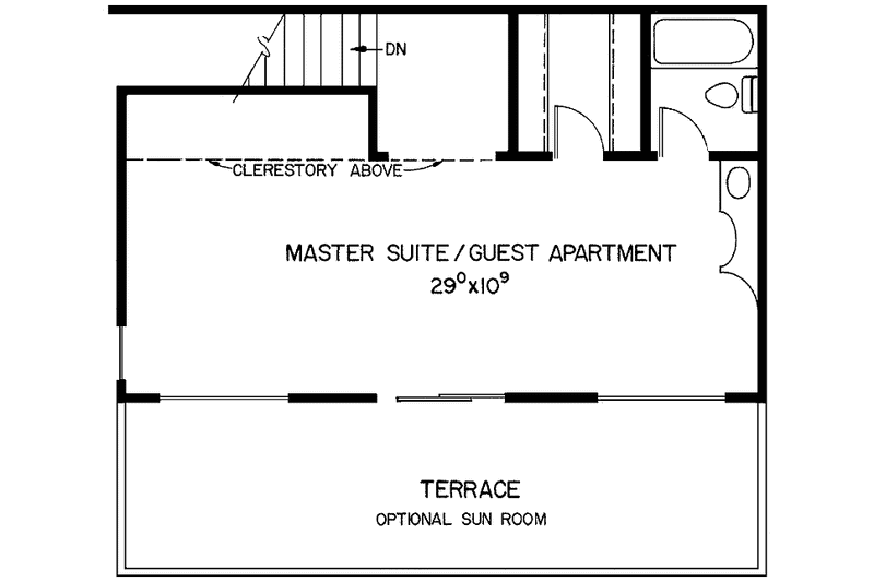Home Plan - Floor Plan - Upper Floor for Contemporary House Plan #60-948 - 3 bed, 3 bath