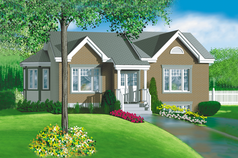 Traditional Style House Plan - 2 Beds 1 Baths 1008 Sq/Ft Plan #25-175