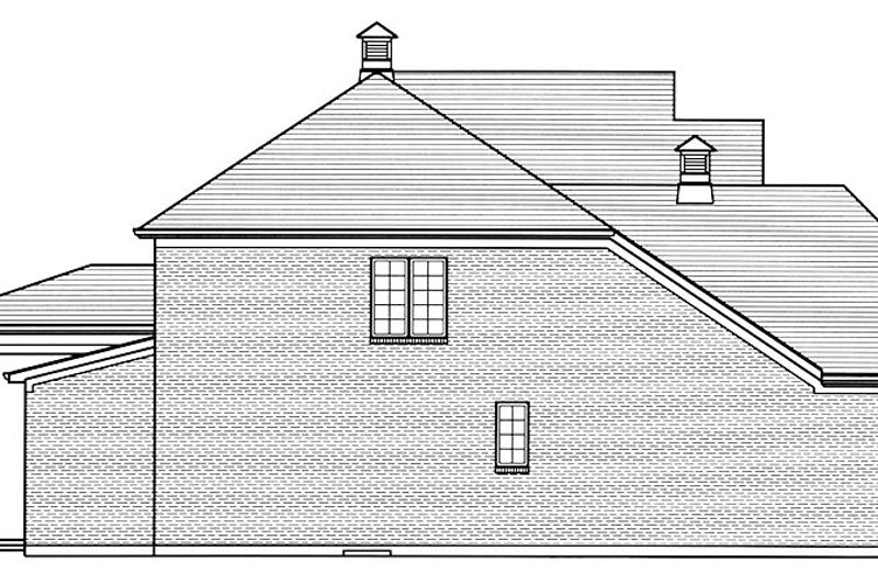 Architectural House Design - Exterior - Other Elevation 1 for Traditional House Plan #46-863 - 4 bed, 3.5 bath