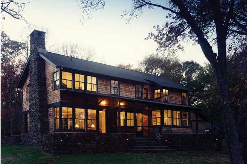 Home Plan - Exterior - Rear Elevation 1 for Craftsman House Plan #961-2 - 4 bed, 2.5 bath