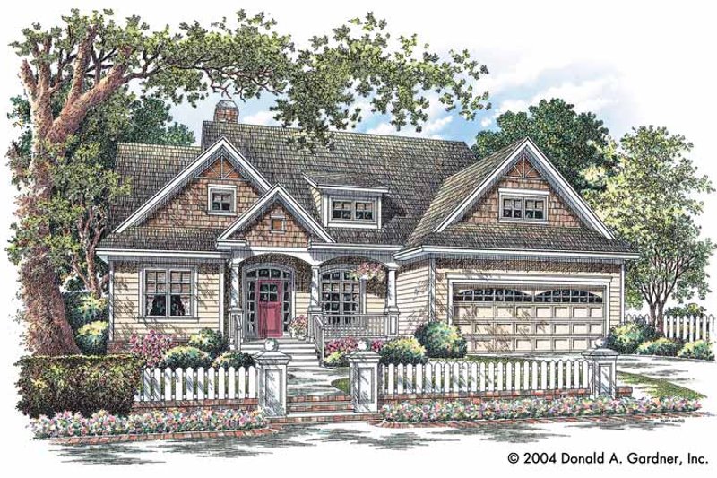 Home Plan - Exterior - Front Elevation 3 for Craftsman House Plan #929-721 - 3 bed, 2 bath