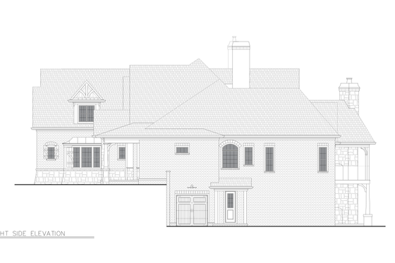 Exterior - Other Elevation 5 for Craftsman House Plan #54-698 - 5 bed, 4 bath
