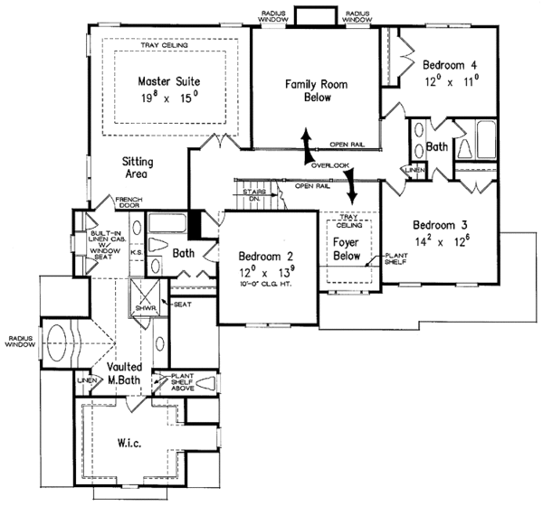 Dream House Plan - Country Floor Plan - Upper Floor Plan #927-462