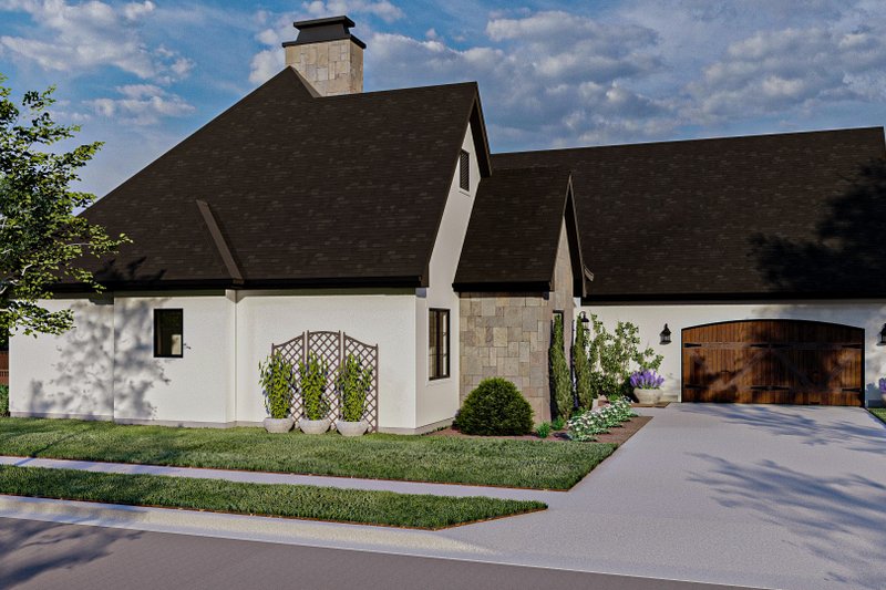 House Design - Exterior - Other Elevation for Cottage House Plan #455-253 - 3 bed, 2 bath