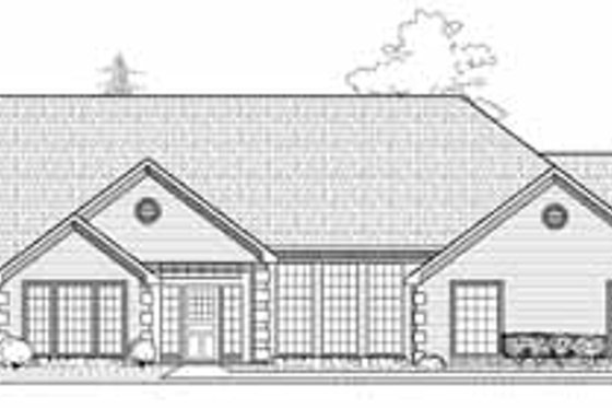 Exterior - Front Elevation for Traditional House Plan #65-138 - 4 bed, 3.5 bath