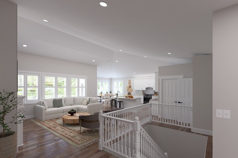 Home Plan - Interior - Family Room for Craftsman House Plan #1060-503 - 2 bed, 2 bath