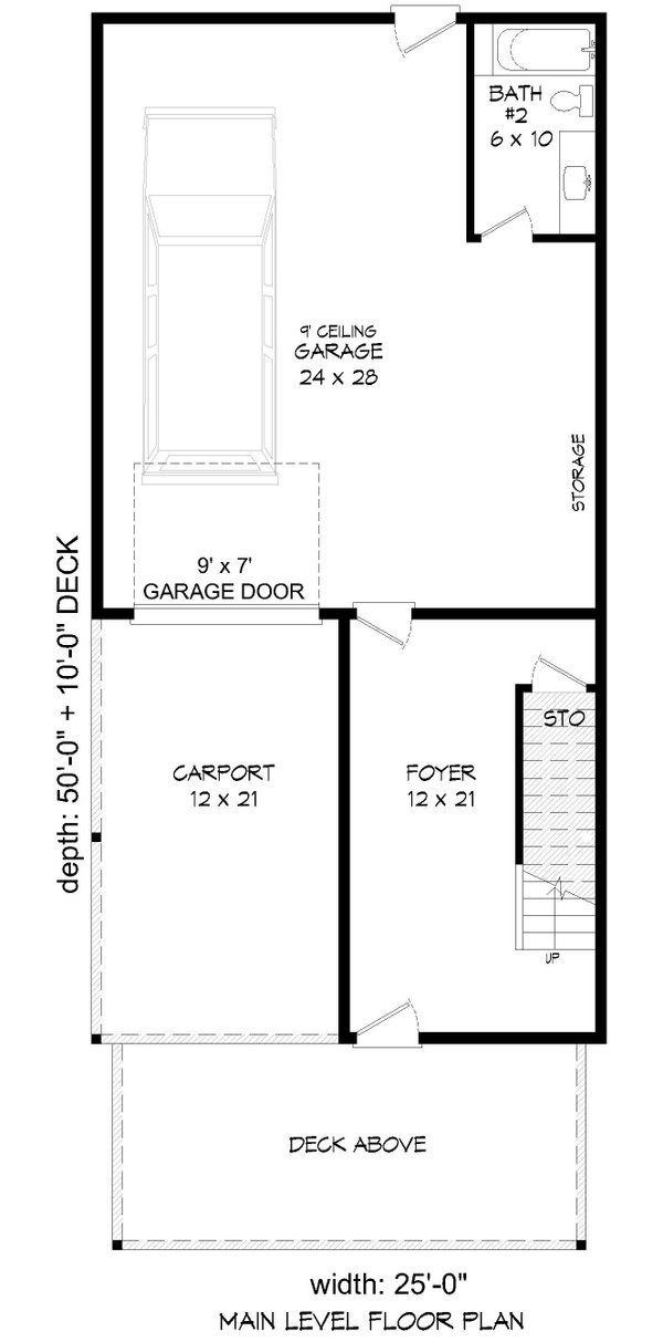Home Plan - Traditional Floor Plan - Lower Floor Plan #932-436