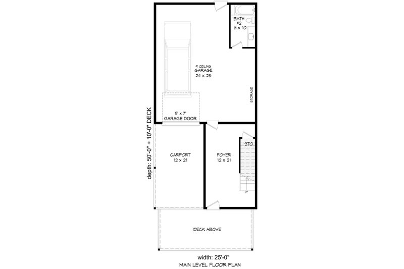 Dream House Plan - Floor Plan - Lower Floor for Traditional House Plan #932-436 - 3 bed, 2 bath