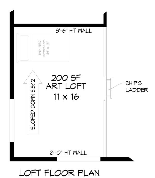 Home Plan - Contemporary Floor Plan - Upper Floor Plan #932-67