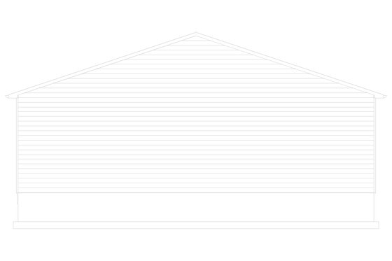 Exterior - Rear Elevation 1 for Traditional House Plan #1060-71, 0 bath