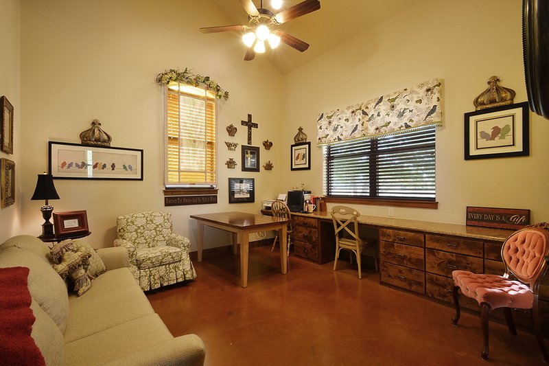 Architectural House Design - Interior - Bedroom 3 for Ranch House Plan #140-149 - 3 bed, 2.5 bath