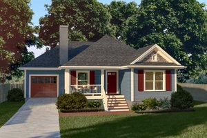 Traditional Exterior - Front Elevation Plan #79-165