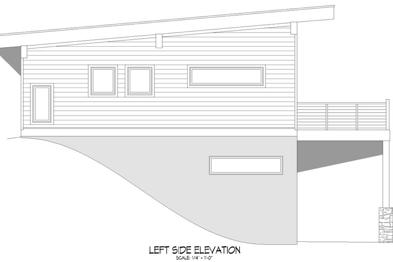 Dream House Plan - Exterior - Other Elevation for Contemporary House Plan #932-471 - 3 bed, 2 bath