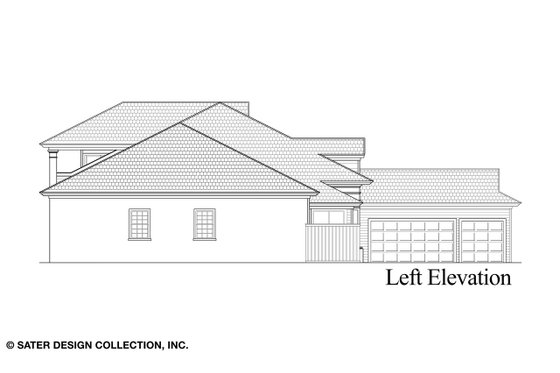 Exterior - Other Elevation 1 for Country House Plan #930-474 - 3 bed, 4 bath