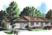 Ranch Style House Plan - 2 Beds 2 Baths 1067 Sq/Ft Plan #18-126 