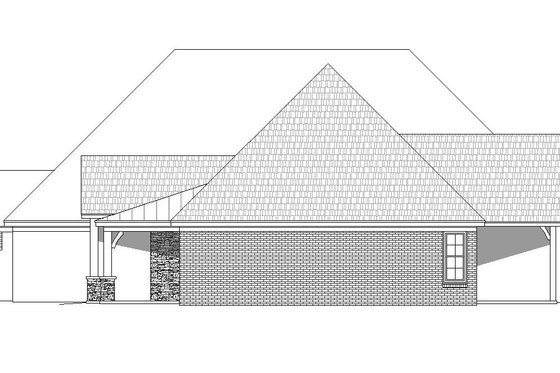 Exterior - Other Elevation 1 for Country House Plan #932-313 - 3 bed, 3.5 bath