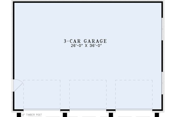 Floor Plan - Main Floor for European House Plan #17-2583, 0 bath
