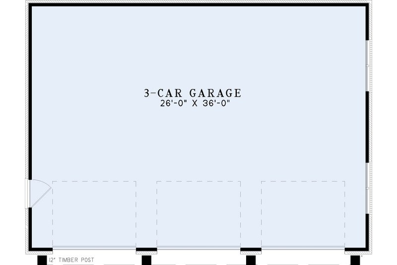 Home Plan - Floor Plan - Main Floor for European House Plan #17-2583, 0 bath