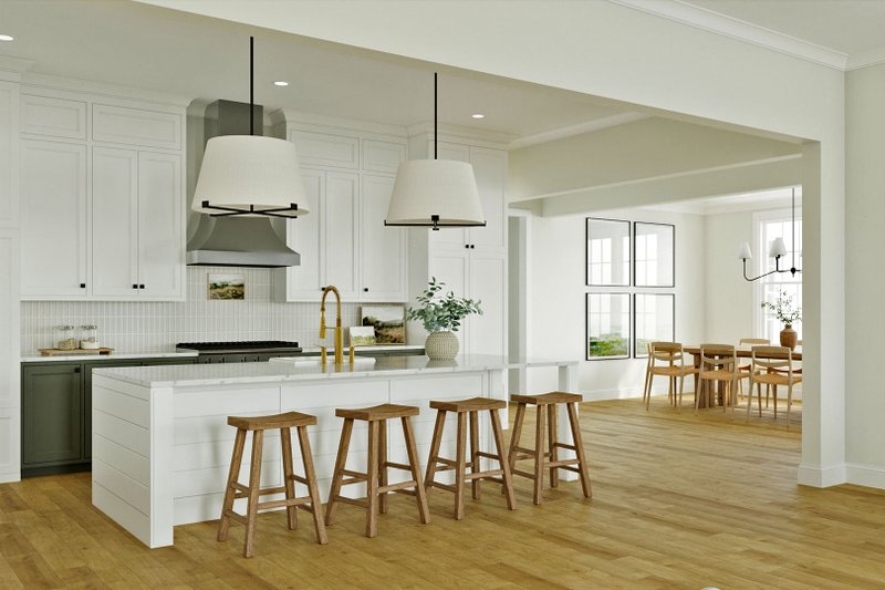 House Design - Interior - Dining Room for European House Plan #461-110 - 5 bed, 4 bath