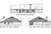 Traditional Style House Plan - 3 Beds 2 Baths 1882 Sq/Ft Plan #16-152 