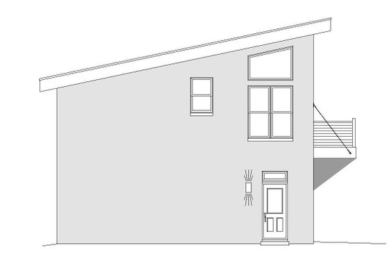 Exterior - Other Elevation for Contemporary House Plan #932-113 - 1 bed, 1.5 bath