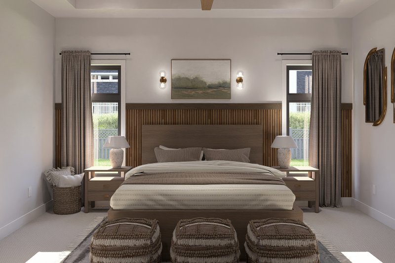 Home Plan - Interior - Master Bedroom for Traditional House Plan #455-202 - 2 bed, 2 bath