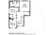 Traditional Style House Plan - 3 Beds 2.5 Baths 2261 Sq/Ft Plan #70-950 