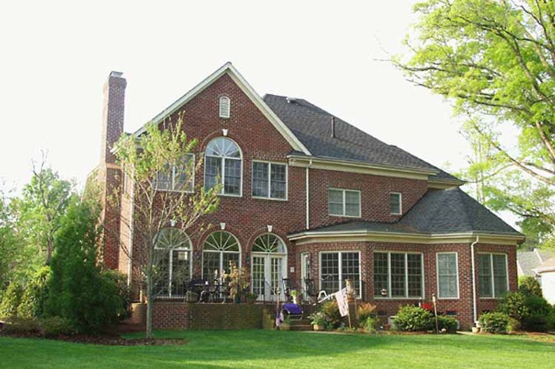 Architectural House Design - Exterior - Rear Elevation 1 for Traditional House Plan #453-224 - 4 bed, 3.5 bath