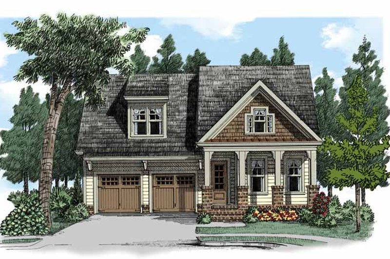 Dream House Plan - Craftsman Exterior - Front Elevation Plan #927-505