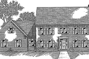 Home Plan - Classical Exterior - Front Elevation Plan #994-11