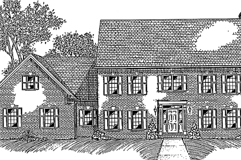 House Blueprint - Classical Exterior - Front Elevation Plan #994-11
