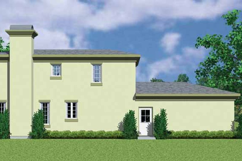 Dream House Plan - Exterior - Other Elevation 3 for Contemporary House Plan #72-1125 - 3 bed, 2.5 bath