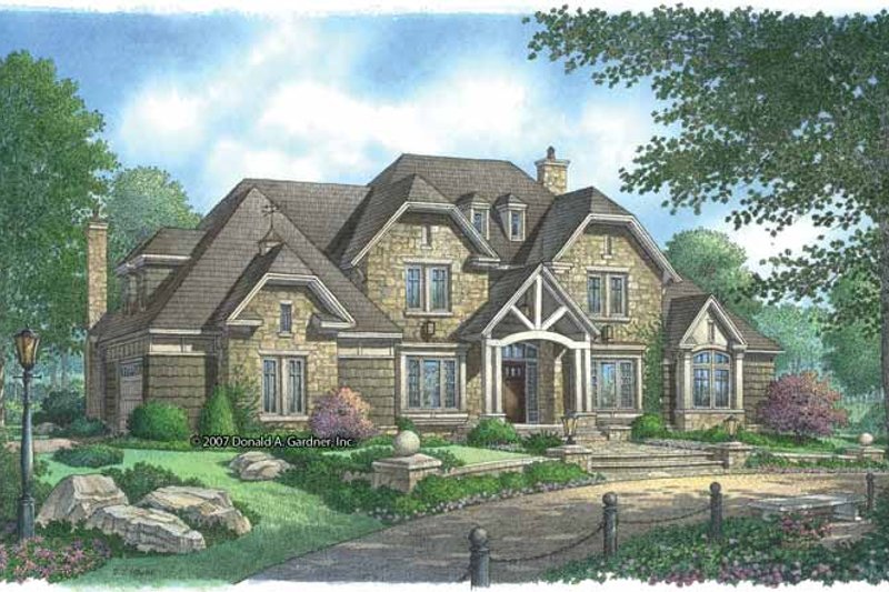 Dream House Plan - Country Exterior - Front Elevation Plan #929-850