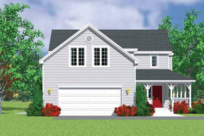 House Blueprint - Country Exterior - Other Elevation Plan #72-1116