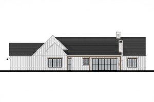 Exterior - Rear Elevation for Farmhouse House Plan #1103-3 - 4 bed, 3 bath