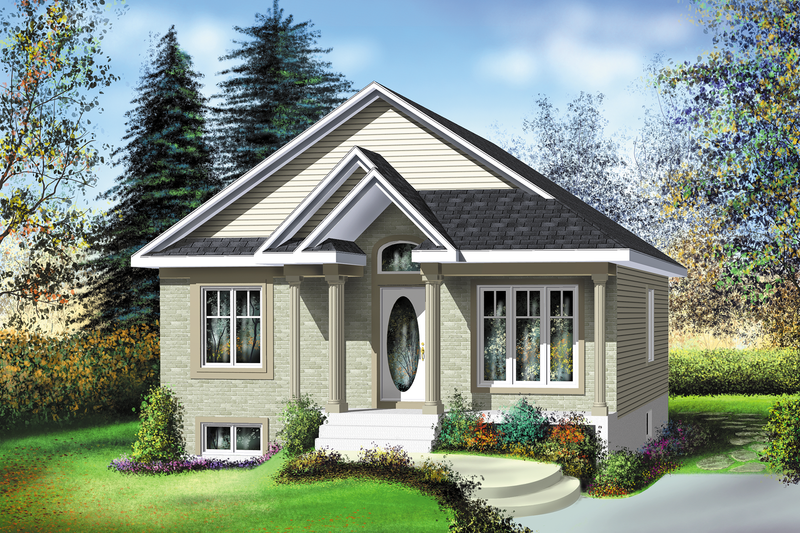 Cottage Style House Plan - 2 Beds 1 Baths 952 Sq/Ft Plan #25-161