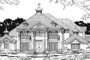 Dream House Plan - Country Exterior - Front Elevation Plan #1007-24