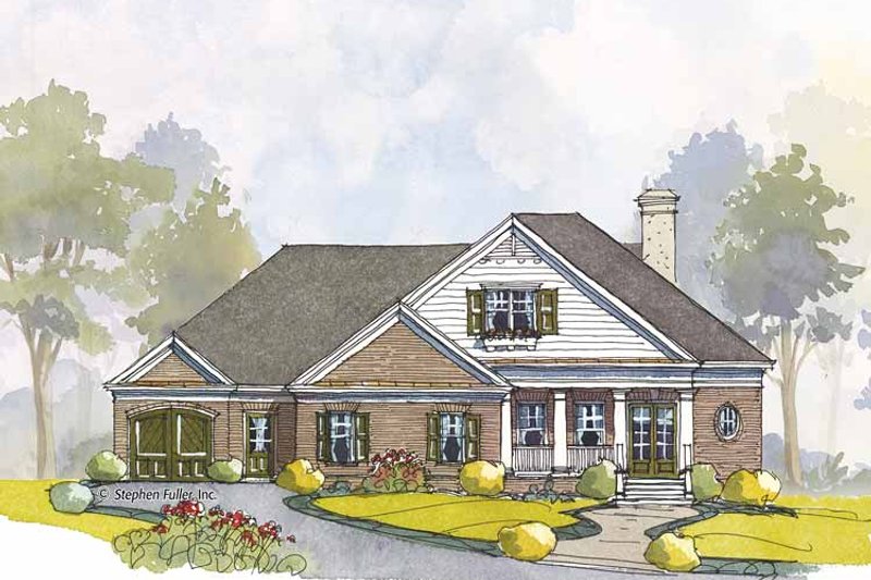 House Design - Colonial Exterior - Front Elevation Plan #429-443