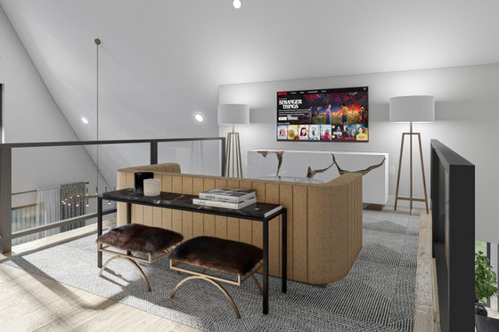 Interior - Other for Cabin House Plan #455-297 - 2 bed, 2 bath