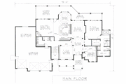 European Style House Plan - 4 Beds 2.5 Baths 4923 Sq/Ft Plan #112-155 
