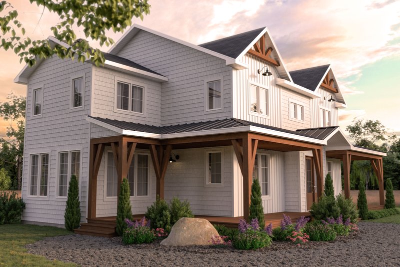 House Blueprint - Exterior - Other Elevation for Farmhouse House Plan #23-2792 - 5 bed, 2.5 bath