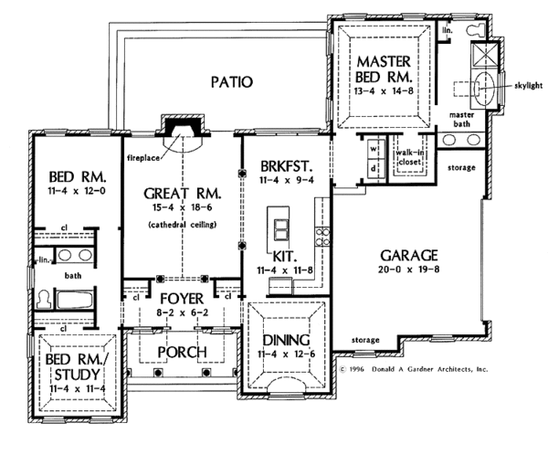 Dream House Plan - Country Floor Plan - Main Floor Plan #929-265
