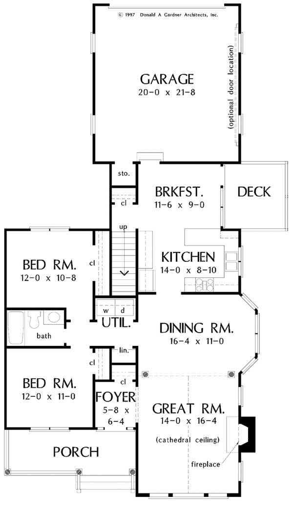Home Plan - Classical Floor Plan - Main Floor Plan #929-334