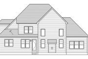 Colonial Style House Plan - 3 Beds 2.5 Baths 2615 Sq/Ft Plan #1010-156 