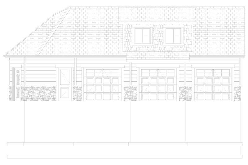 Dream House Plan - Exterior - Front Elevation 5 for Farmhouse House Plan #1060-183 - 1 bed, 1 bath